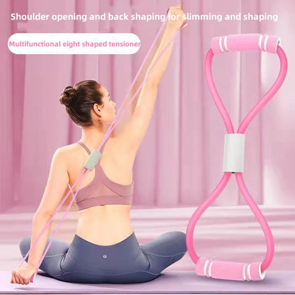 Resistance Bands with Foam - Yoga & Fitness Training for Women