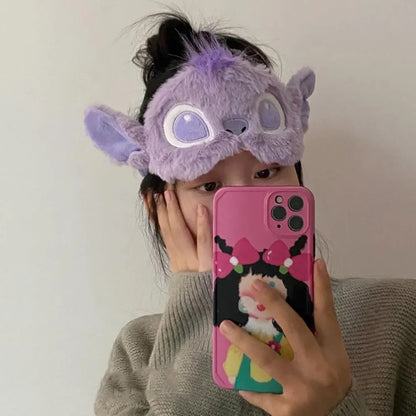 Stitch Kawaii Eye Mask - Comfortable and Light Blocking for Sleep