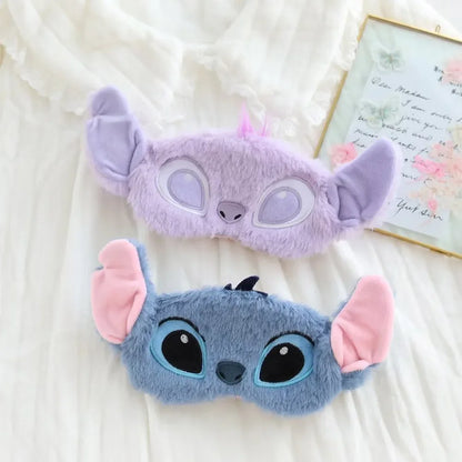 Stitch Kawaii Eye Mask - Comfortable and Light Blocking for Sleep