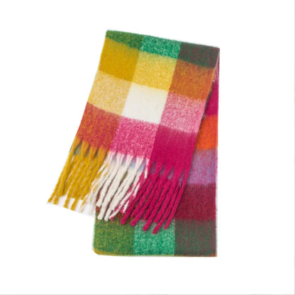 Regenbogen-Pashmina-Winterschal