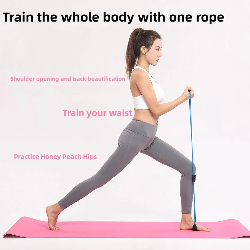 Resistance Bands with Foam - Yoga & Fitness Training for Women