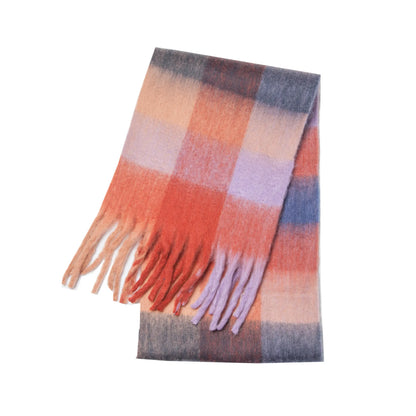 Regenbogen-Pashmina-Winterschal