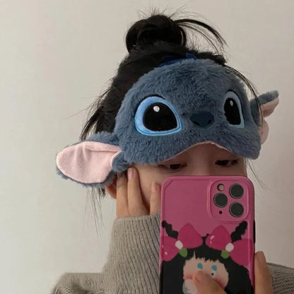 Stitch Kawaii Eye Mask - Comfortable and Light Blocking for Sleep