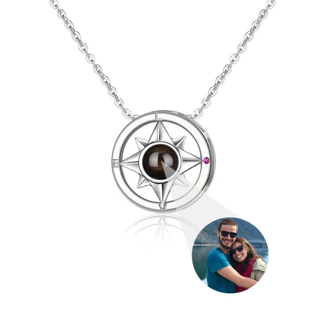 Photo projection necklace