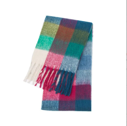 Regenbogen-Pashmina-Winterschal