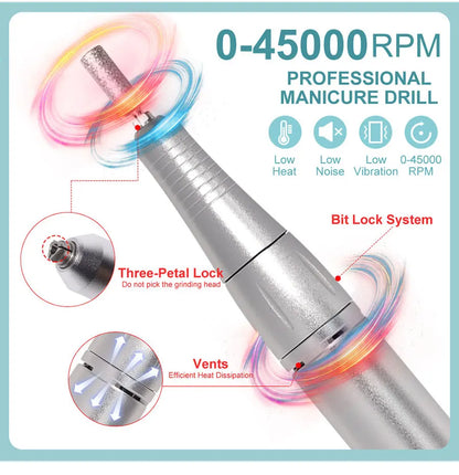 Máquina de Unhas Profissional 45000RPM