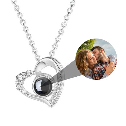 Photo projection necklace