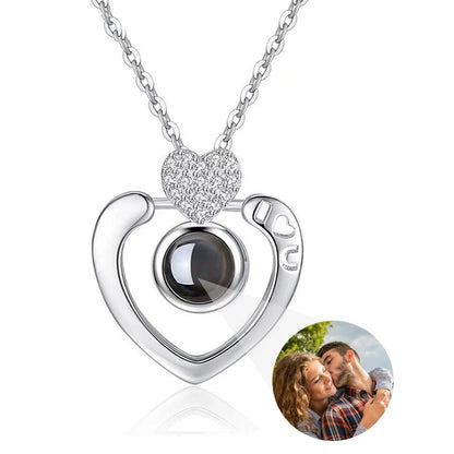 Photo projection necklace