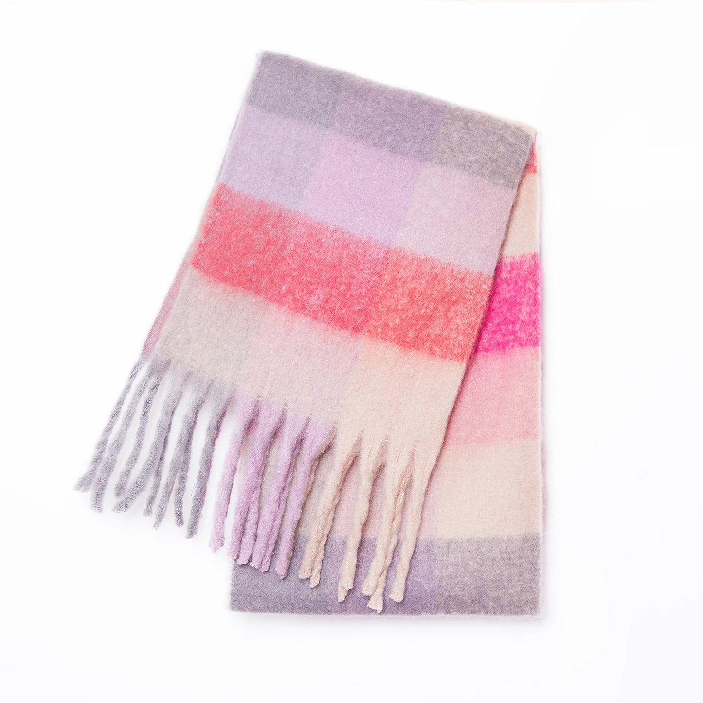 Regenbogen-Pashmina-Winterschal